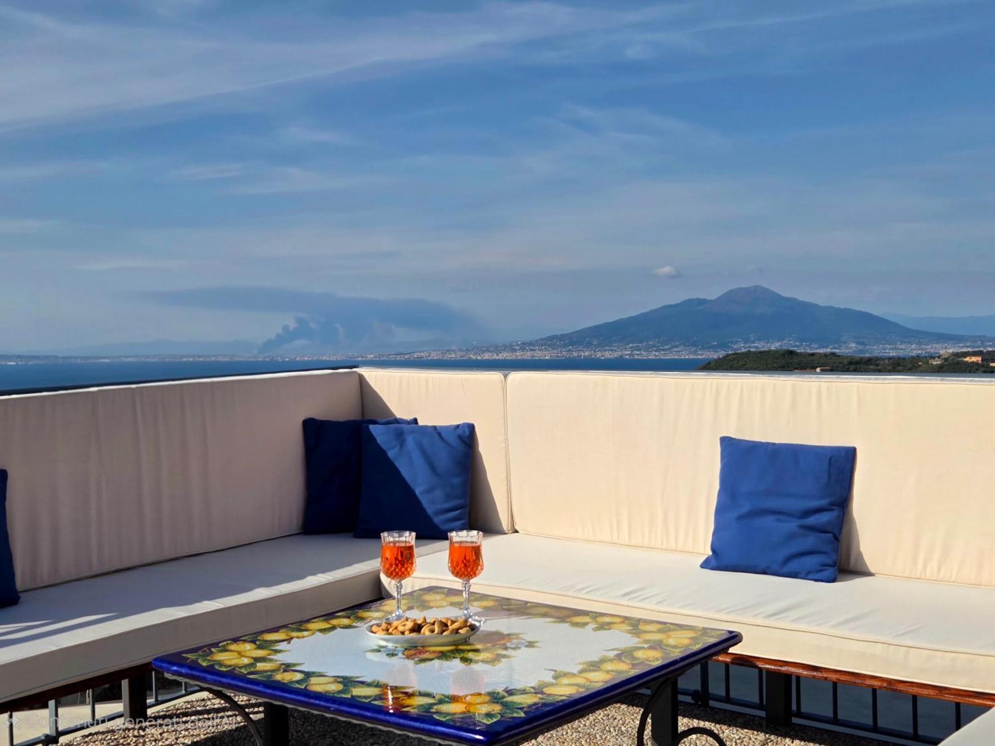 Sun & Relax, Relaxing Location With Seaview Villa Massa Lubrense Dış mekan fotoğraf