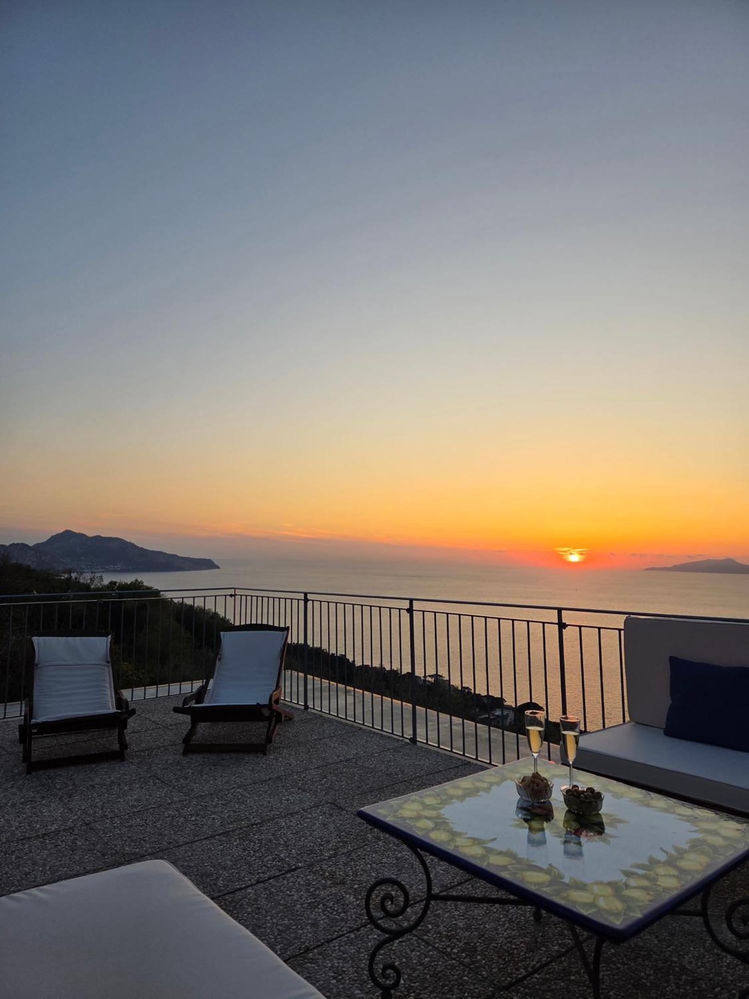 Sun & Relax, Relaxing Location With Seaview Villa Massa Lubrense Dış mekan fotoğraf
