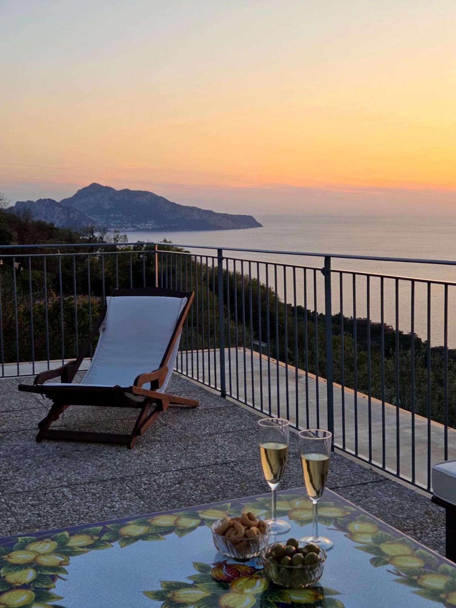 Sun & Relax, Relaxing Location With Seaview Villa Massa Lubrense Dış mekan fotoğraf